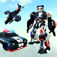 Police Panda Robot Battle Game