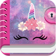 Icon of program: Unicorn Diary With Lock