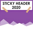 프로그램 아이콘: Sticky Header 2020