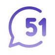 ไอคอนของโปรแกรม: 51chat-免费全能AI助手