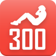 程序图标：300 abs workout. Be Stron…