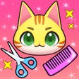 أيقونة البرنامج: Idle Cat Makeover: Hair S…