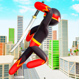 Иконка программы: Stickman Rope Superhero G…