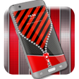 Programikonen: Red black zipper