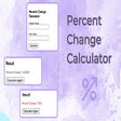 Symbol des Programms: Percent Change Calculator