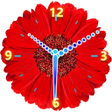 Flowers Clock Live wallpaper