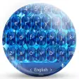 Keyboard Theme Shading Blue