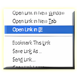 Icon of program: Open in IE