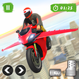 Biểu tượng của chương trình: Flying Bike Game Stunt Ra…