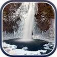 Programikonen: Winter Waterfalls Wallpap…