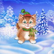 Programikonen: Winter Cat Live Wallpaper