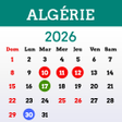 程序图标：Algérie Calendrier 2023