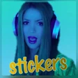 程序图标：Shakira Bzrp stickers