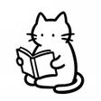 Иконка программы: 고양이 책집사 - 독서 기록 문장 수집 앱