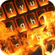 Burning Animated Custom Keyboard  Live Wallpaper