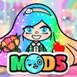 Toca World: Eyes  Hairs Mods