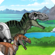 Ikon program: T Rex vs 100 Stickman