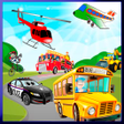 プログラムのアイコン：Kids transport: Learn lan…