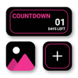 Icoon van programma: Widget: Countdown to Birt…