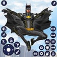 Hero Bat Robot Bike Games icon