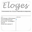 Icône du programme : Eloges