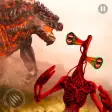 Siren Head Godzilla Fight 3D