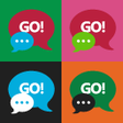 Programikonen: GO SMS Windows Blue
