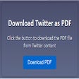 Twitter2PDF- Convert Twitter to PDF