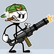 プログラムのアイコン：Gang Battle: Stickman Mat…