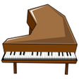 Symbol des Programms: Real Piano Keyboard