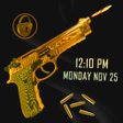 Programikonen: Pistol Fire Lock Screen
