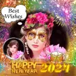 Happy new year photo frame 2022