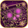 Programikonen: Pink Gold Butterfly Theme