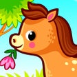 أيقونة البرنامج: Funny Farm Toddler flashc…