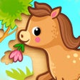 プログラムのアイコン：Funny Farm Toddler flashc…