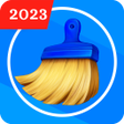Cache cleaner and junk removal icon