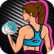 プログラムのアイコン：Dumbbell Workout Women Fi…