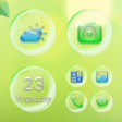 程序图标：Wow Water Theme - Icon Pa…