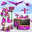 Multi Robot Formula Car flying icon