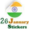プログラムのアイコン：Republic Day Stickers for…