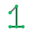 プログラムのアイコン：1LINE - Draw a line dot t…