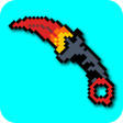أيقونة البرنامج: How to draw pixel weapon …