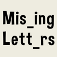 ไอคอนของโปรแกรม: Fill the Missing Letters