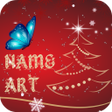 Programikonen: Christmas Card Name Art M…