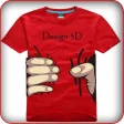 3D Creative T-Shirt Design