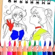 Иконка программы: Sailor Moon Coloring Book