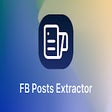 أيقونة البرنامج: Posts Extractor for Faceb…