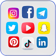 All social media and social networks in one app