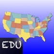 Programikonen: United States Map Quiz Ed…