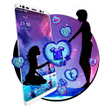 Ikon program: Love Couple Launcher Them…